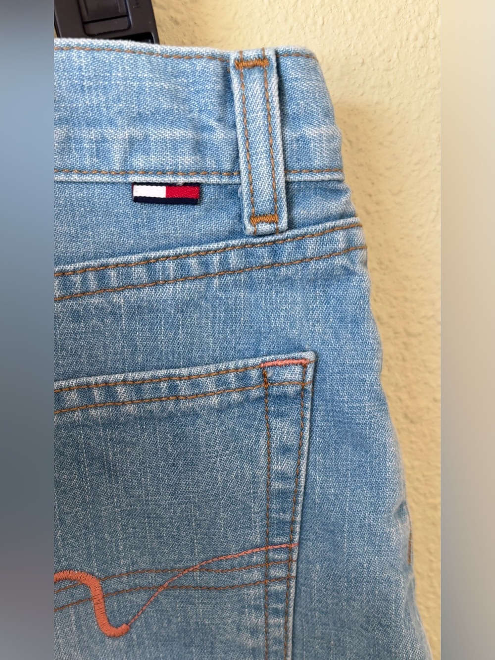 Vintage Tommy Hilfiger Blue Jean/Denim Mini Skirt Size: 11 - Picture 5 of 7
